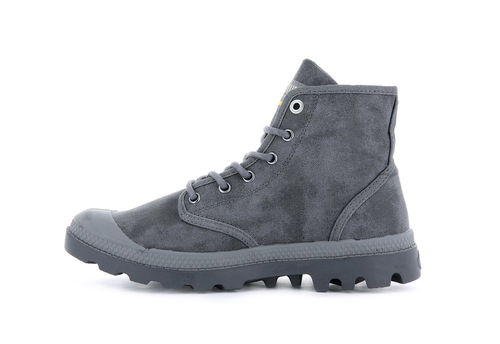 Botas Palladium PAMPA HI WAX Hombre Metal | Costa Rica-16342